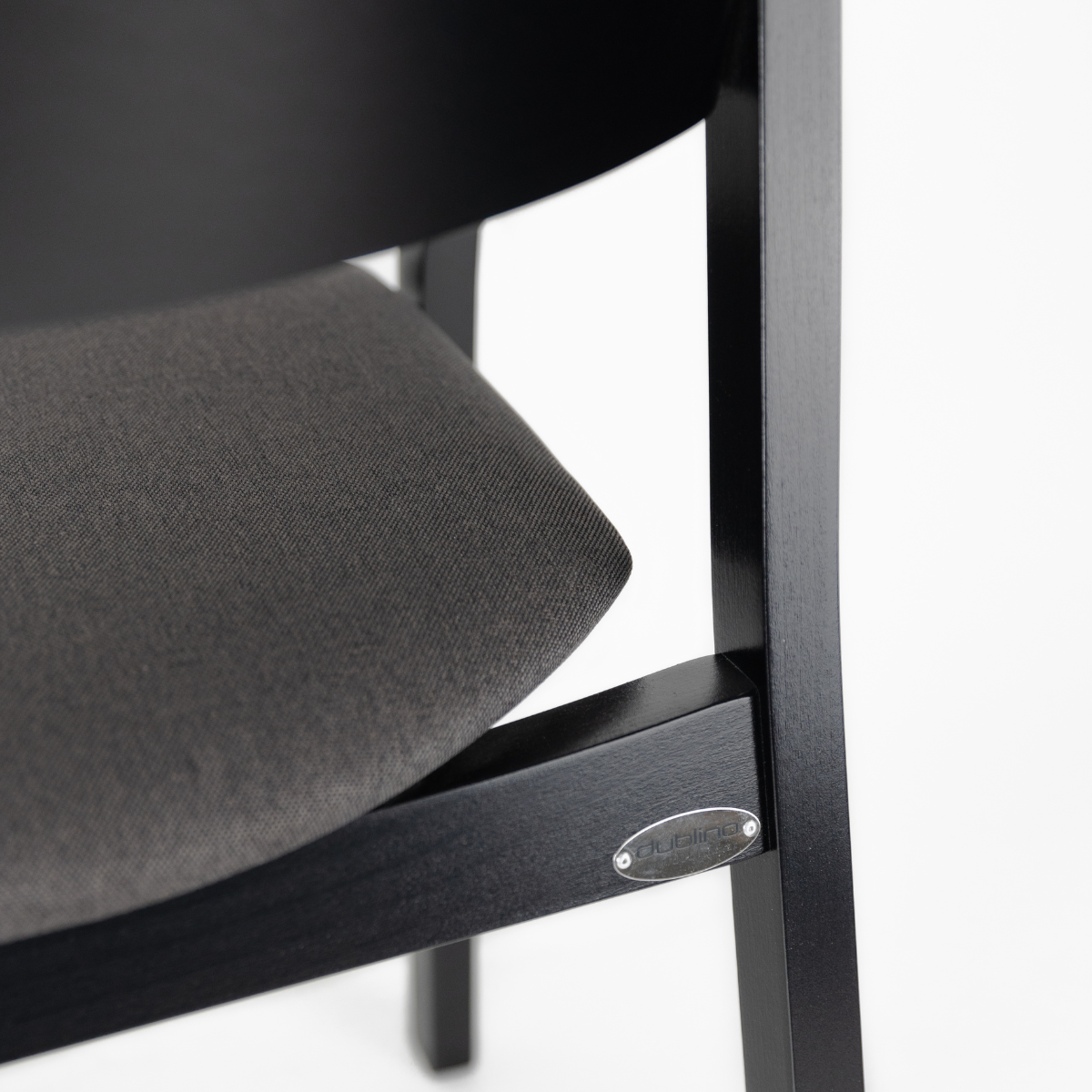 MR ZOE Black elegant Wooden indoor chair